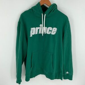 Prince Pickleball Hoodie Green Logo Sweatshirt XL – Athletic Tennis Retro‎